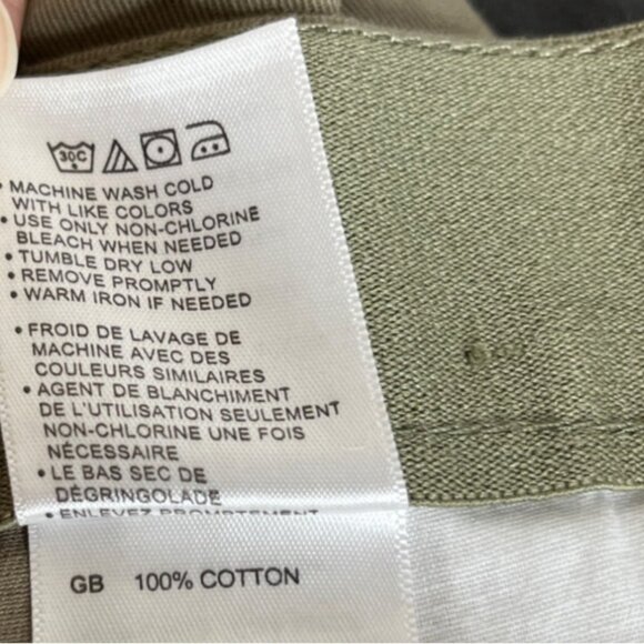 HB Cargo Shorts Mens 50 R Khaki Flat Front Comfort Waistband - Picture 8 of 10